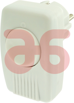 Stekker wit ra m.schakelaar