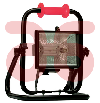 Halogeenarmatuur KLASSE II 1000W met snoer/standaard/lamp/stekker