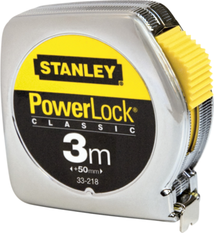 Stanley rolbandmaat 3mtr powerlock 12.7mm
