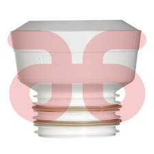 Closetafvoersok recht wit