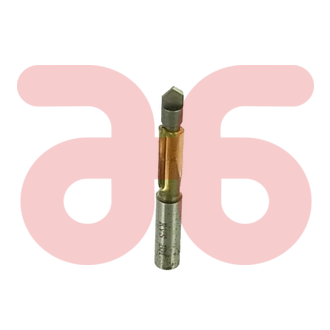 Hm inlaatfrees 6.3mm m.boorp.