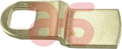 Sluitpl.gebogen  5mm z.haak