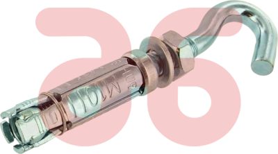 Keilbout met haak m 8x55