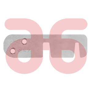 Sluithaak dubbel geel verzinkt