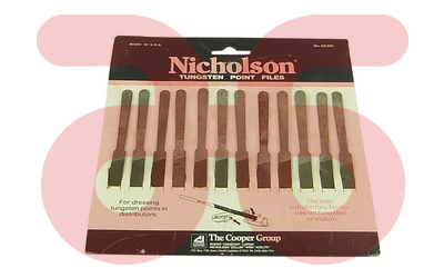 Kontaktvijlen op kaart a 12st