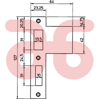 Nemef sluitpl.verl.l.vp1276/12