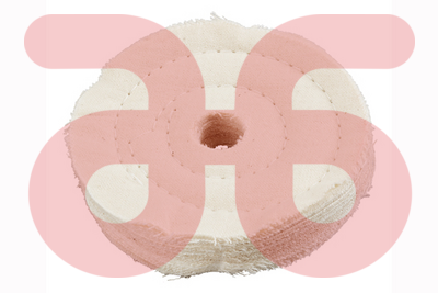 Lappenschijf wit katoen 175mm