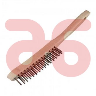 Staaldraadborstel 2rij