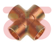 Kruisstuk 4xcapillair 15mm mess.