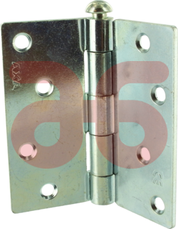 Scharnier vierkant 90x90mm. gegalvaniseerd