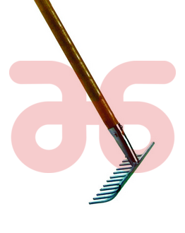 Tuinhark met 12 geb.tanden met