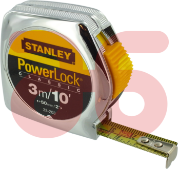 Stanley rolbandmaat 3mtr powerlock