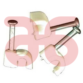 Pl.zadels a 25st wit rond  7mm