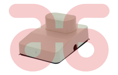 Voetschakelaar 1polig wit