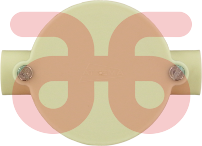 Middentrekdoos pvc wit 5/8