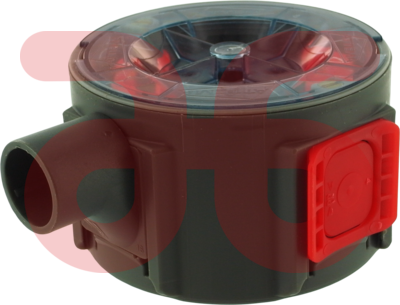 Inbouwdoos pvc grijs 40mm 5/8