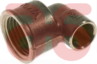 Knie 1/2x15mm binnendraadxcapillair