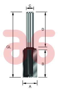 Hm groeffrees 16mm snijh.32mm
