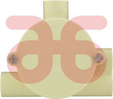 T-doos pvc wit 5/8 dubbel lks