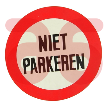 Bord niet parkeren