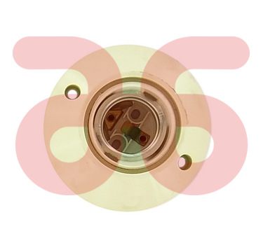 Plafondfitting E27 recht creme