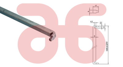 Espagnoletstaaf 225cm 9mm art1