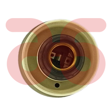 Schroefrand recht E27 40w creme