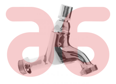 Tapkraan verchr.met sleutelkop