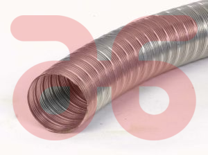 Alu.afvoerpijp flex. 90mm