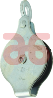 Hijskatrol met 1 schijf en 1 oog