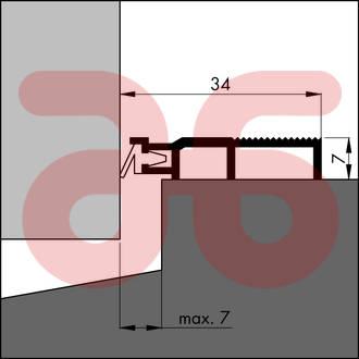 Ellen tochtstrip alum. arp 5