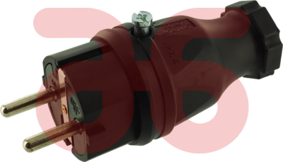 Stekker 2 polig ra zwaar model