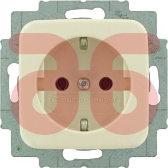 Wandcontactdoos wit inb.ra 1v