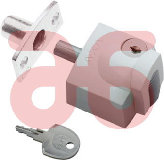 Axa oplegslot 3012 wit skg *