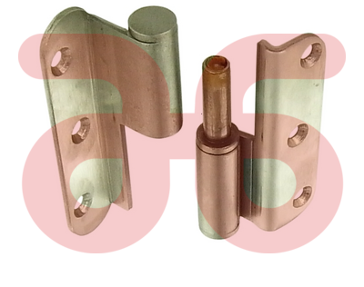 RVS Kogelstift paumelles 90x90mm v.opdek Ls1