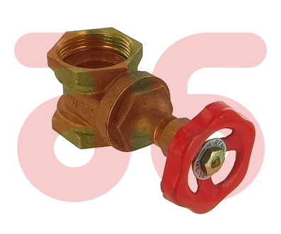 Schuifafsluiter messing 1 1/4