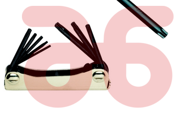 Stiftsleutels 8 delig torx