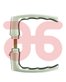 Hoppe deurkruk blokmodel 110mm