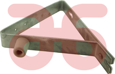 Deurvanger driehoek met buffer