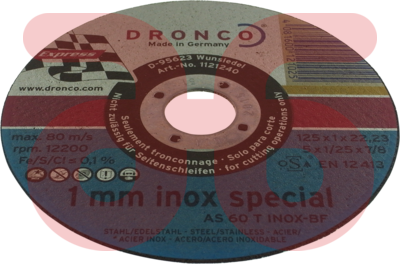 Doorslijpschijf staal boflex 125x3mm