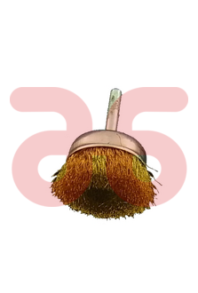 Messing komborstel 50mm met