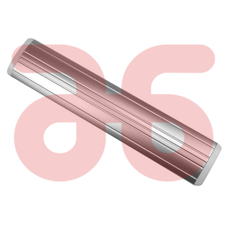 Tochtsierklep aluminium blank