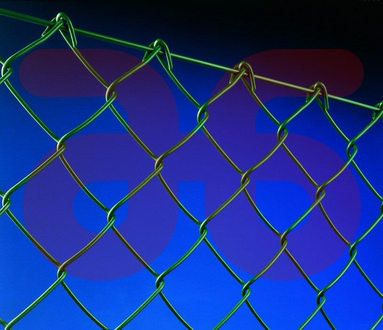 Vierk vlechtwerk groen geplas-