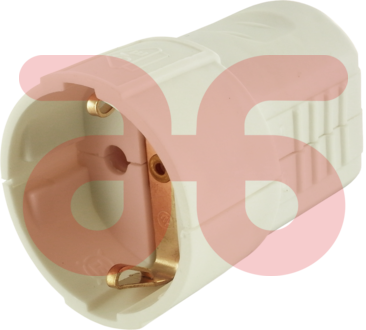 Contra stekker wit ra