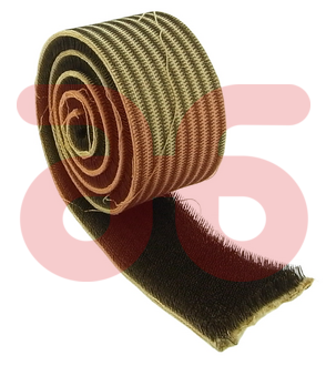 Vijlenborstelband 50mm breed